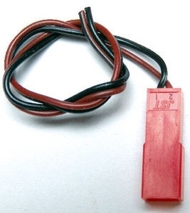 Akkukabel 2x0,75 rot/schwarz BEC Stecker 30cm