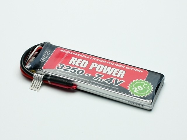 RED Power Lipo 2S 7,4V 3500 mAh 25C