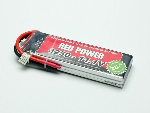 RED Power Lipo 3S 11,1V 3500 mAh 30C