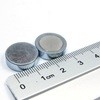 Scheibenmagnet mit Metalltopf 16mm x 6mm Zink